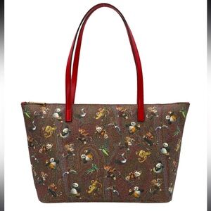 Women’s Brown Etro Kung Fu Panda Rare Medium Shopping Essential Bag Tote